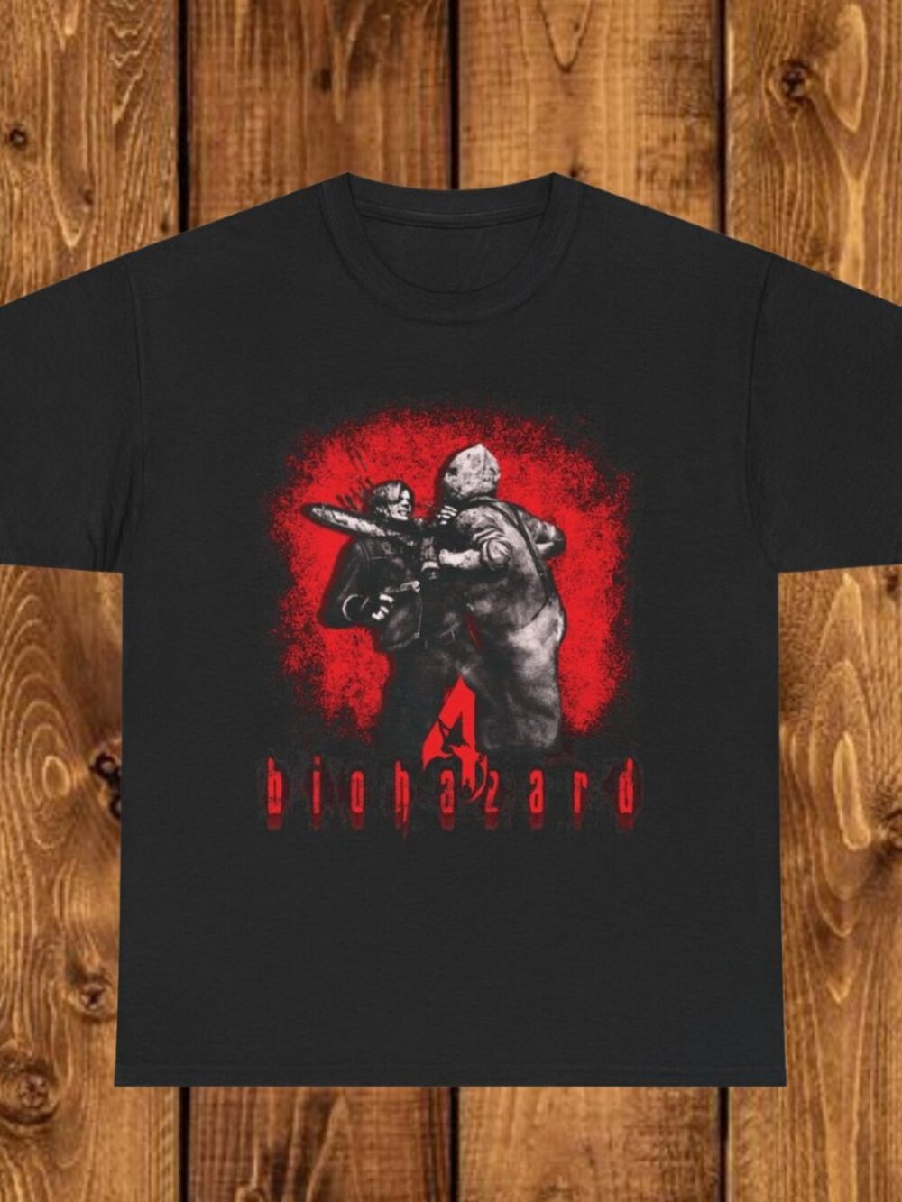 Resident Evil 4 Chainsaw Man T-Shirt